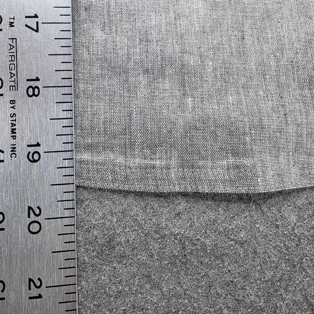 Eileen Fisher Skirt Womens M Gray Knee Length A-Line Lined Linen Blend Work - Picture 3 of 7